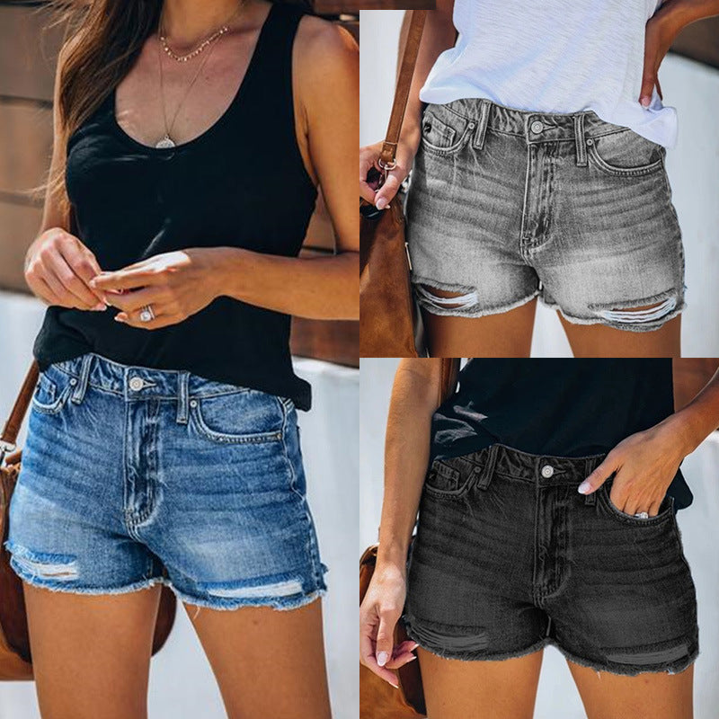 Short en jean pour femme